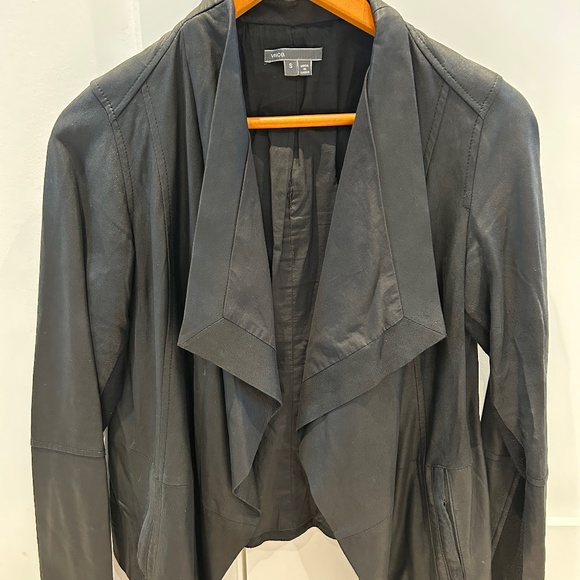 Vince Leather Jacket - Picture 1 of 2